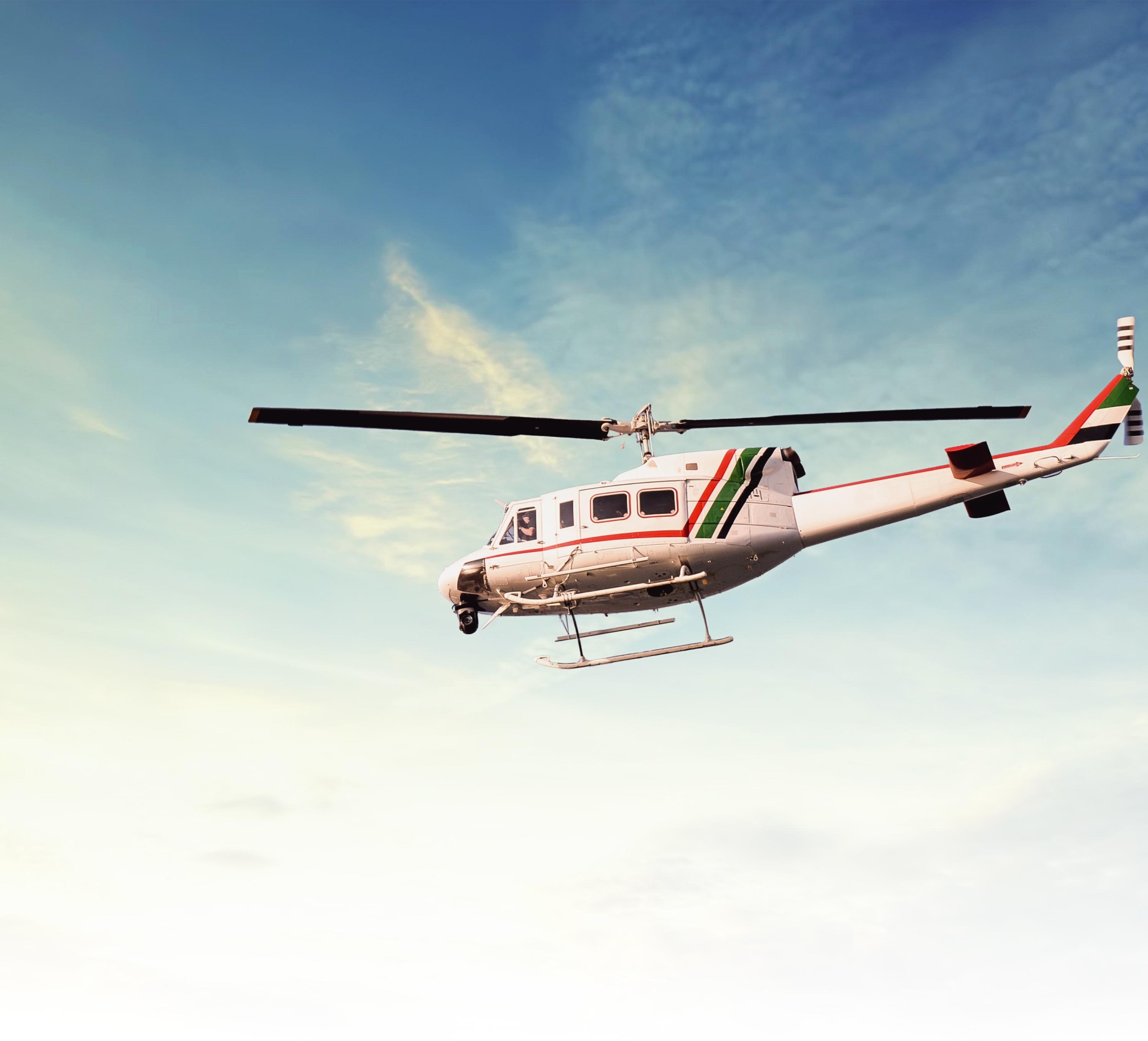 Helicopter flight 12 min only ticket